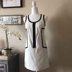 MK Black/white scuba dress